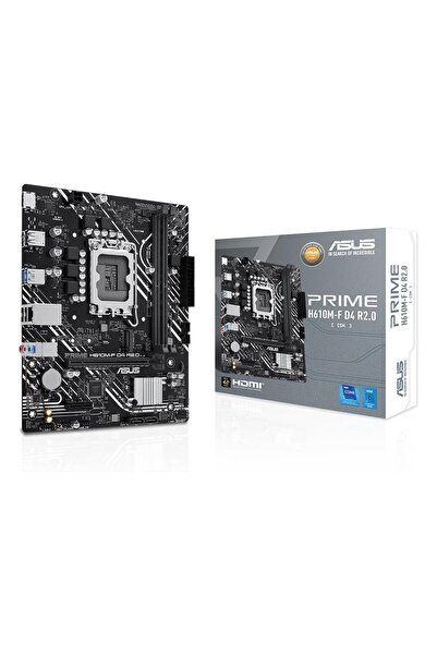 ASUS Prime H610M-F D4 R2.0-CSM DDR4 (3200MHz)OC M.2 HDMI PCIe 4.0 1700P mATX Anakart
