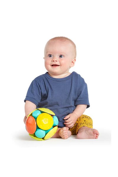 Bright Starts Educational ball, Bright Starts, Crawl and Chase, With activities, With different textures, 3 months+