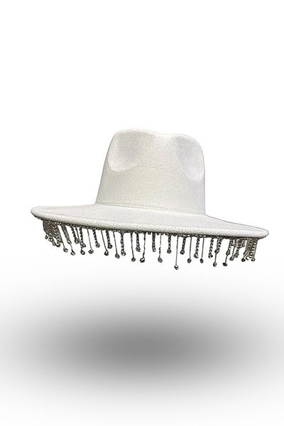 BASIC Palarie fedora cristale leeganta