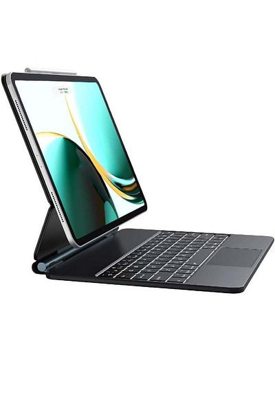 HYX Magic Keyboard Case For iPad Air 13 2024 and iPad Pro 12.9 inch (6th, 5th, 4th, 3rd Gen), Magnet