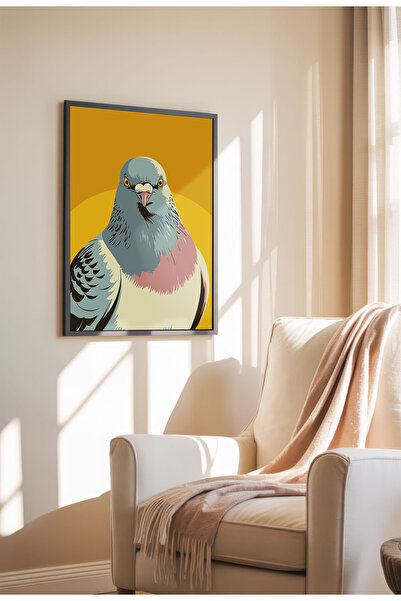 21mxm Pop Art Canvas Print – Quirky Retro Illustration, Vibrant Cartoon-Inspired Wall Decor, Funky Poster