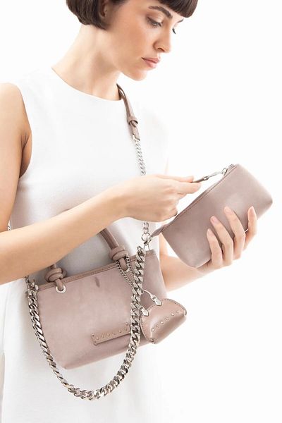 Sisley Women's Hand and Crossbody Bag Sly195 - Skin