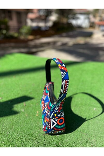 Glowfit Shine Your Shape Women's Ethnic Patterned Baguette Bag