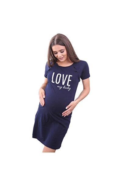 Formommy Πουκάμισο θηλασμού, I love my Baby, Βαμβάκι, Με λοξά κουμπιά, Μέγεθο...