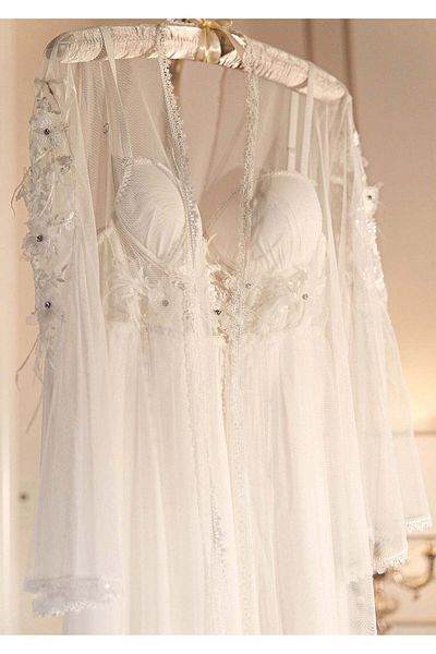 Zorita Satin Lace Bridal Lingerie Set
