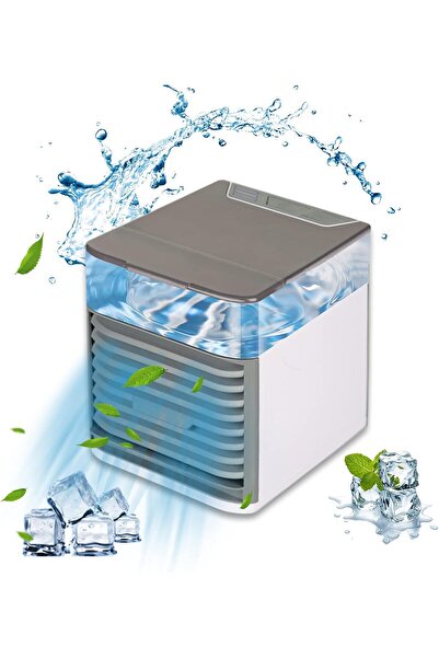 Generic مكيف هواء محمول، مبرد هواء USB بثلاث سرعات، مكيف هواء شخصي مع إضاءة L...