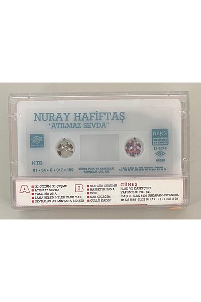 Raks Nuray Hafiltas Unbreakable Sevda Cassette (Original Period Printing Cassette)
