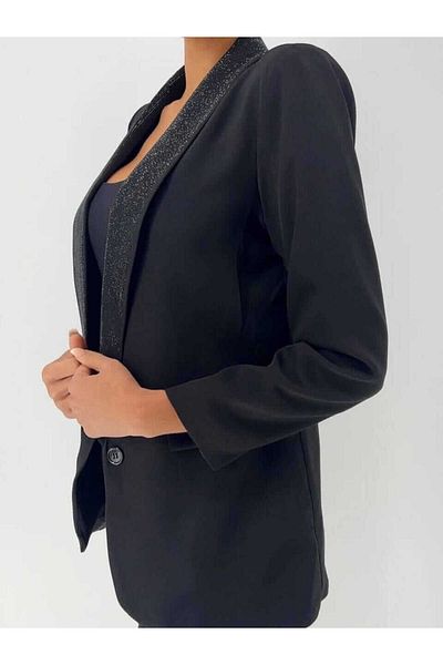 Andress Boutique Sacou elegant Celeste, negru