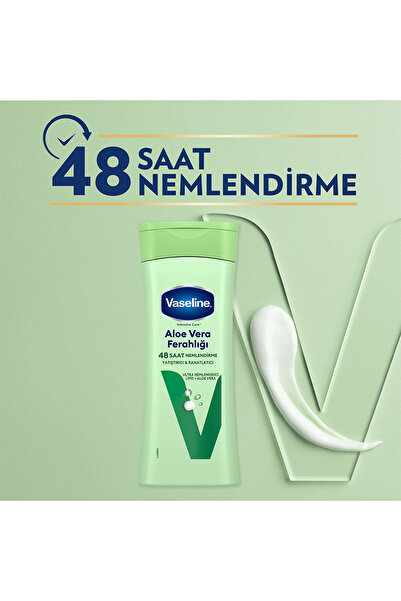 Vaseline Vücut Losyonu Aloe Vera Ferahlığı Kuru Ciltler İçin 400 ml