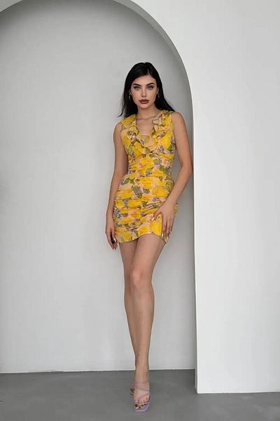 Andress Boutique Rochie mini Hana, galbenă