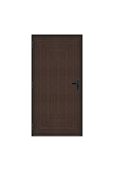 Klass 90x190cm left 6cm 4 Full Panel door PVC and insulating glass wenge (tobacco) chambers panel