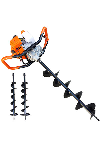 OEM Motoburghiu, foreza de pamant, 5CP, 2 burghie incluse ( 100, 200MM)