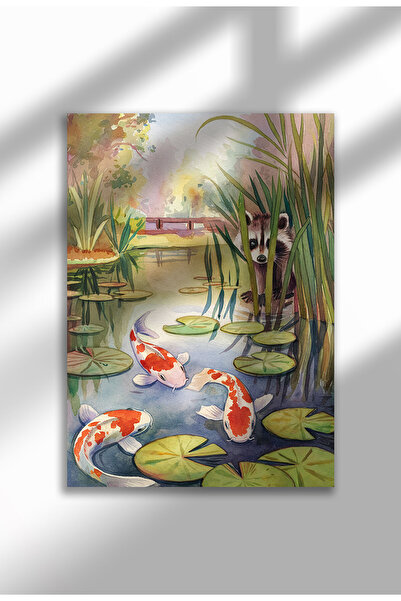 21mxm Imprimeu pe pânză de vis – Artă fantezistă cu natură și animale, ilustr...