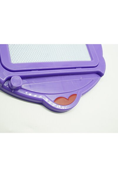 Bibilel Kids Bibilel Magnetic Drawing Board with Stylus, Mouse Shape, 23x26.5 cm, Develops Creativity, Purple