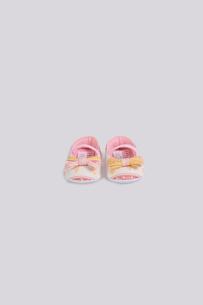 Layette Baby Girl Patterned Bootees