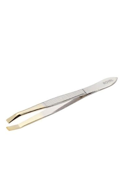 PRATİKOBA Gold Tip Stainless Tweezers