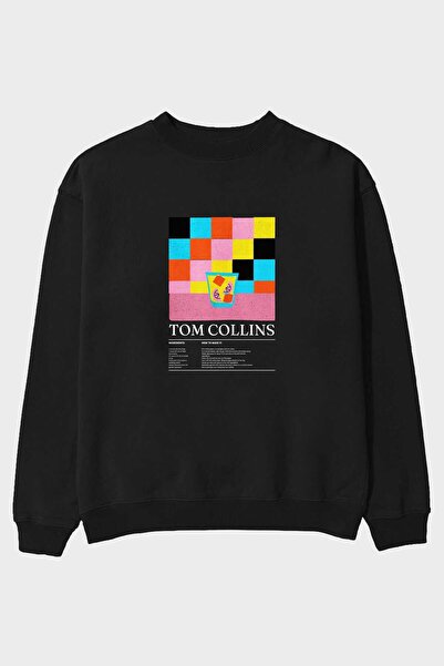 Ankhises تي شيرت تيكي ماي تاي أسود مطبوع من الأمام للرجال والنساء للجنسين