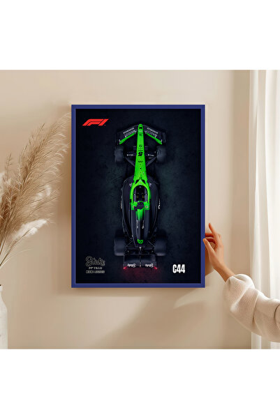 HOMEPACK AHŞAP ÇERÇEVELİ TABLO ÇERÇEVELİ POSTER FORMULA1 DUVAR DEKORU TK/1473