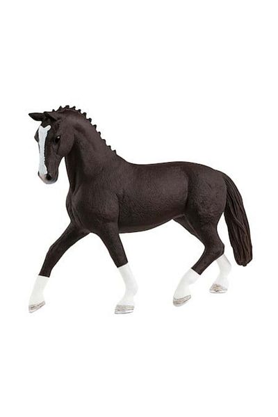 SCHLEICH figurine, Hanoverian mare, sarg