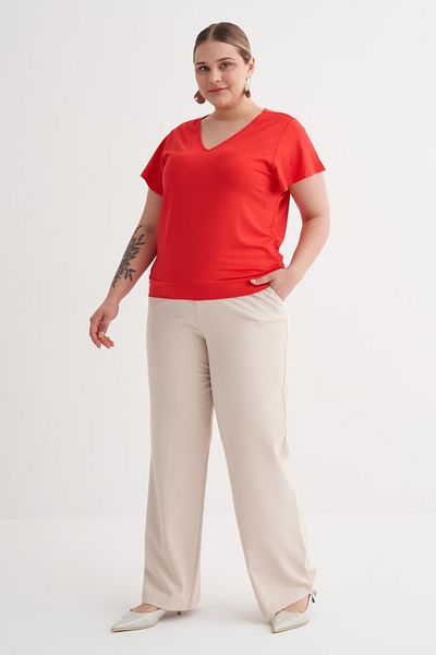 MYLİNE Tricou tricotat cu mâneci volante