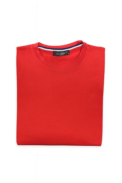 FORMO Men's Natural Cotton High Quality Short Sleeve Sports Single Jersey T-Shirt