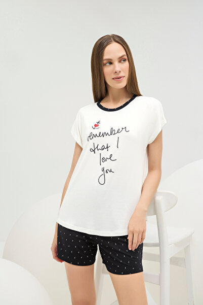 Sevim 16634 ЖІНОЧИЙ ШОРТИ З ПРИНТОМ