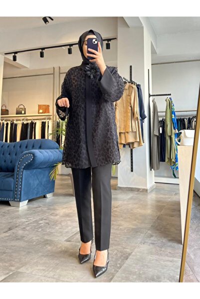 Zühre Women's Plus Size Undershirt Double Set 1420