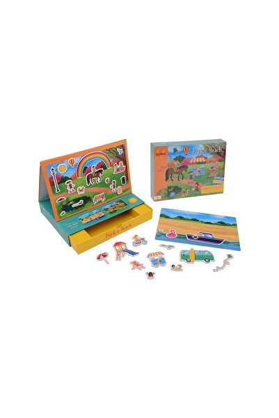 Joueco Set de joaca, Joueco, Magnetic, 30 de piese, Dezvolta abilitati motorii si imaginatia
