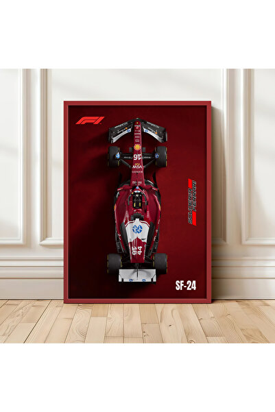 HOMEPACK AHŞAP ÇERÇEVELİ TABLO ÇERÇEVELİ POSTER FORMULA1 DUVAR DEKORU TK/1472