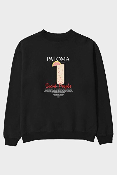 Ankhises سويت شيرت باليوما مطبوع من الأمام للرجال والنساء للجنسين