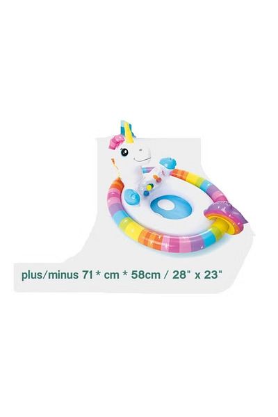 Intex عوامة سباحة قابلة للنفخ من See-Me-Sit Rider