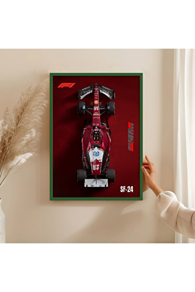 HOMEPACK TABLĂ CU CADRU DE LEMN POSTER FORMULA1 DECOR DE PERETE TK/1472