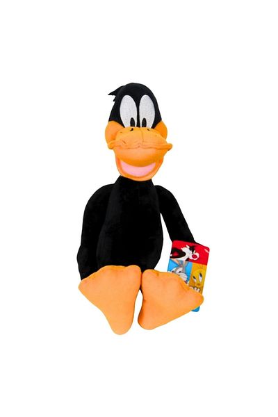 TOYFEST لعبة لوني تونز شخصية كرتونية دافي داك مرخصة من القطيفة - 25 سم