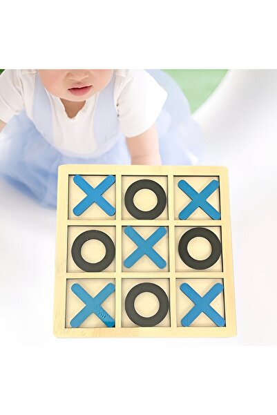 Flippy Παιχνίδι Montessori Tic Tac Toe, Flippy, Διαδραστικό, X and O, Μπλε Μαύρο