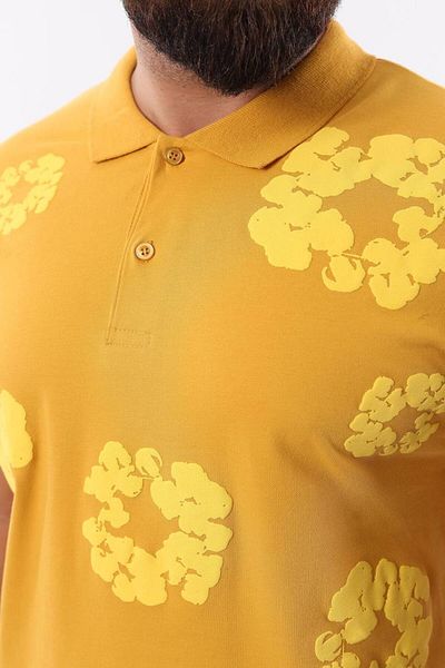 STOCX Patterned Polo Neck Men's T-Shirt – Stylish and Comfortable Fit