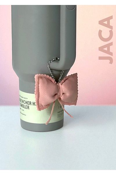 JACA Thermos Charm/ Tumbler Charm/ Bow Bag Ornament/ Thermos Ornament/ Thermos Accessory