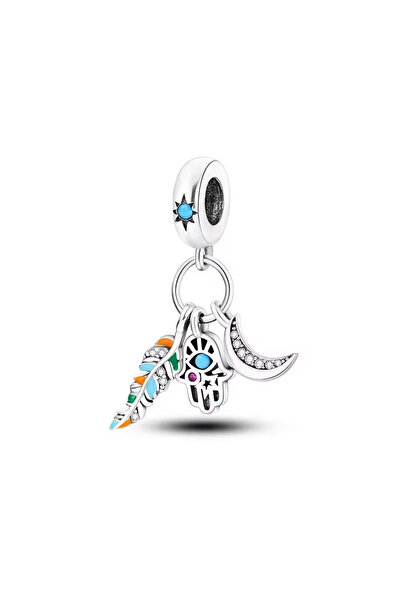 Fubena Bohemian Talisman Dangle Silver Charm