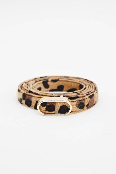 BE BLUE LEOPARDÍ VZOROVANÝ ŠNĚROVÝ PÁS