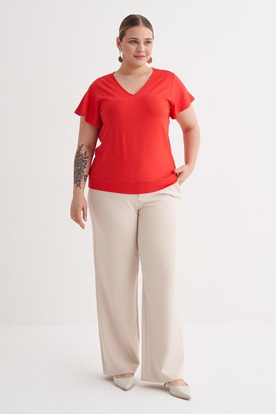 MYLİNE Tricou tricotat cu mâneci volante