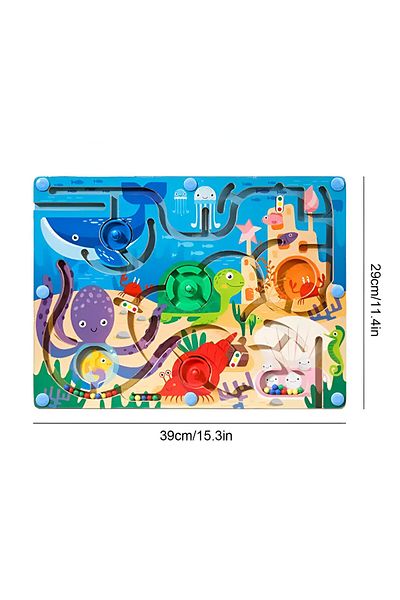 Flippy Joc Montessori de sortare a culorilor, Flippy, creion magnetic
