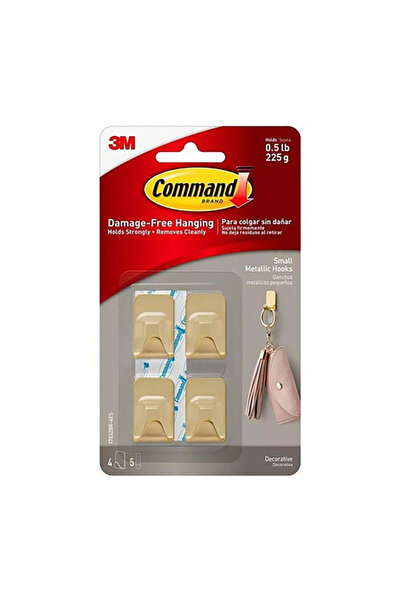 COMMAND High Quality Stainless Steel Metallic Hook Small