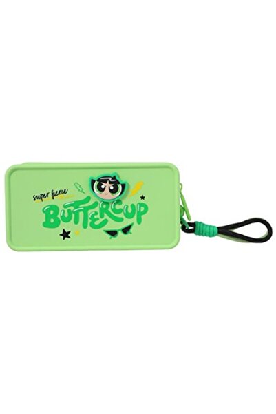 Miniso Powerpuff Girls Lisanslı Silikon Kozmetik Çantası - Buttercup