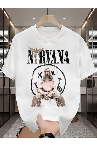 PARUNIV Men's T-shirt, Nirvana In Utero, Classic Regular Fit, 100% Cotton, Vegan Approved
