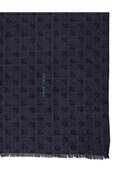 Pierre Cardin Lacivert İpek Karışımlı Şal 50307661-VR033