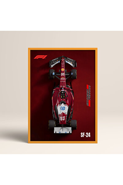 HOMEPACK AHŞAP ÇERÇEVELİ TABLO ÇERÇEVELİ POSTER FORMULA1 DUVAR DEKORU TK/1472