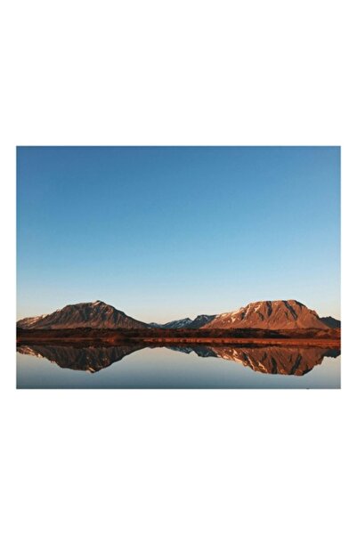 OEM Pictură pe pânză, „Reflecția liniștii munților în apă”, Natură și seninăt...