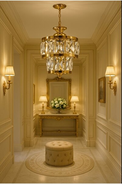 Coka Ahsen taşlı avize