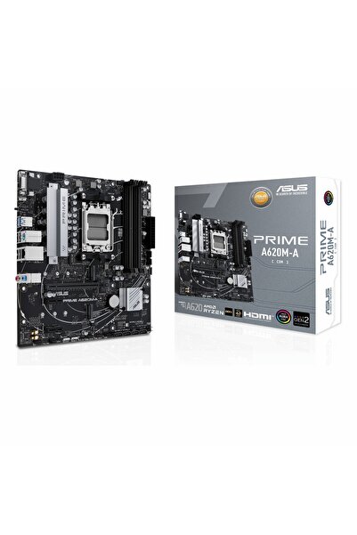 ASUS Prime A620M-A-CSM DDR5 (6400MHz)OC M.2 VGA/HDMI/DP PCIe 4.0 AM5 mATX Ana...