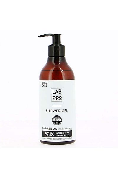 Labor8 Gel de duș cu ulei de cânepă, 1000 ml