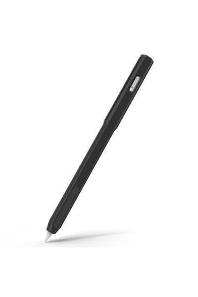 Dali Protective Case for Pen Compatible with Apple Pencil 2, Clip Case, Silicone, Black